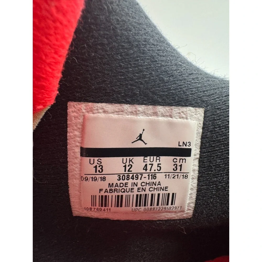 Air Jordan 4 Retro Hot Lava Flight Nostalgia Size 13 Mens 308497-116 No Box